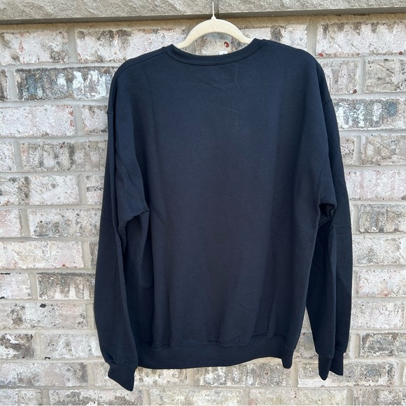 Disney Villains Sweatshirt Large Jerzees “It’s Fun Being Bad” Black Crewneck - Picture 2 of 10